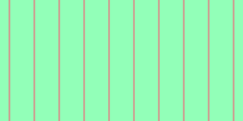 #92ffb8, #caa393 vertical lines, six pixels wide, seventy-six pixels apart