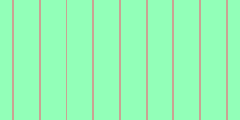 #92ffb8, #caa393 vertical lines, six pixels wide, eighty-three pixels apart