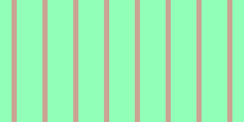 #92ffb8, #caa393 vertical lines, seventeen pixels wide, eighty-four pixels apart