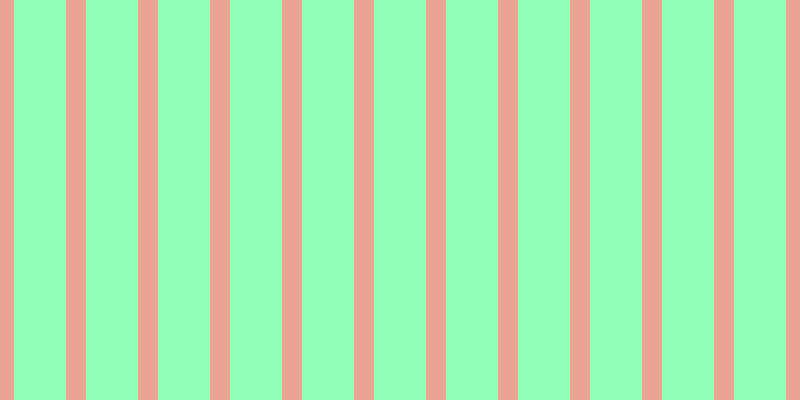 #92ffb8, #eba393 vertical lines, twenty pixels wide, fifty-two pixels apart