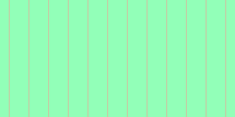 #92ffb8, #eba393 vertical lines, two pixels wide, sixty-five pixels apart