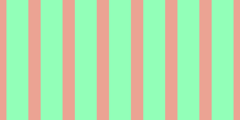 #92ffb8, #eba393 vertical lines, forty-one pixels wide, seventy-three pixels apart