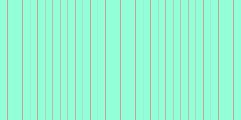 #92ffd9, #caa393 vertical lines, two pixels wide, twenty-three pixels apart