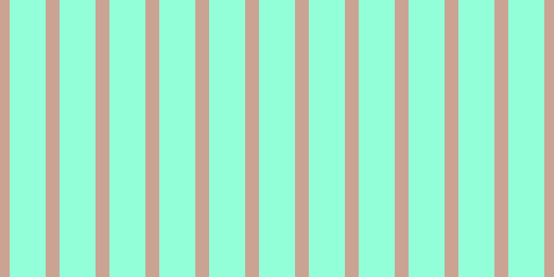 #92ffd9, #caa393 vertical lines, twenty pixels wide, fifty-two pixels apart