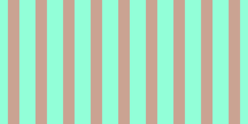 #92ffd9, #caa393 vertical lines, thirty-seven pixels wide, fifty-two pixels apart