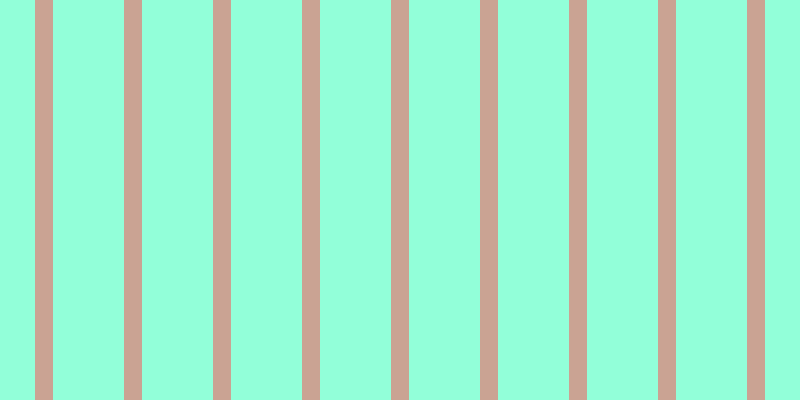 #92ffd9, #caa393 vertical lines, eighteen pixels wide, seventy-one pixels apart