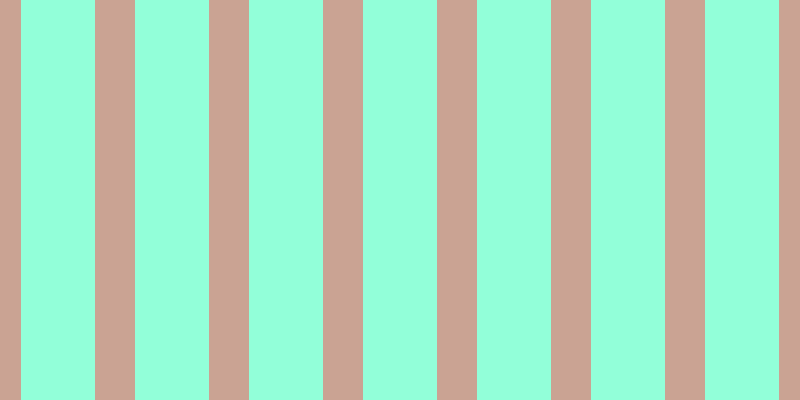 #92ffd9, #caa393 vertical lines, forty pixels wide, seventy-four pixels apart