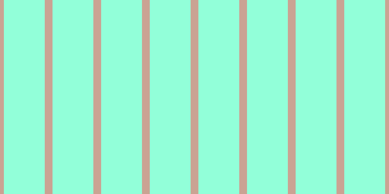 #92ffd9, #caa393 vertical lines, sixteen pixels wide, eighty-four pixels apart