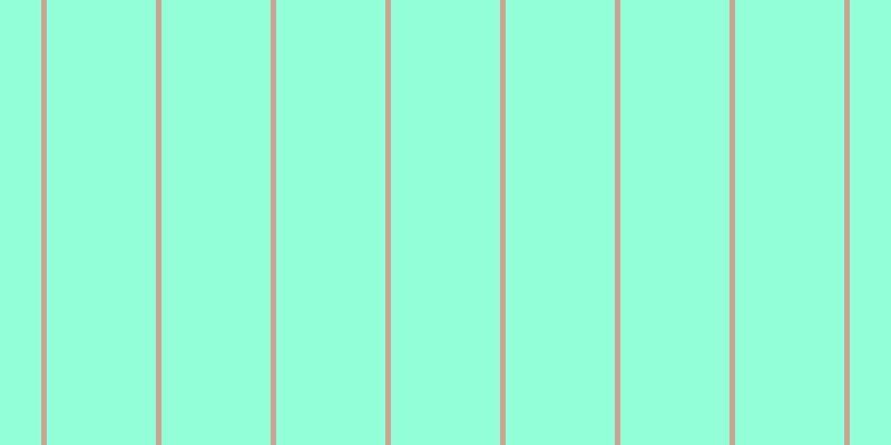 #92ffd9, #caa393 vertical lines, five pixels wide, ninety-eight pixels apart