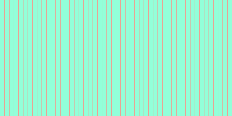 #92ffd9, #eba393 vertical lines, two pixels wide, fourteen pixels apart