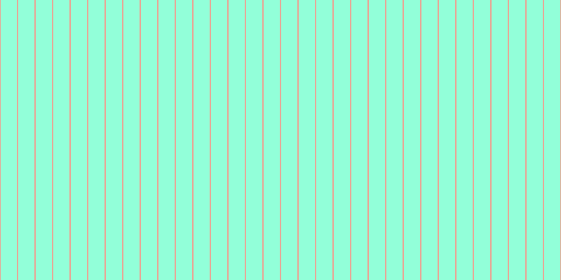 #92ffd9, #eba393 vertical lines, two pixels wide, twenty-three pixels apart