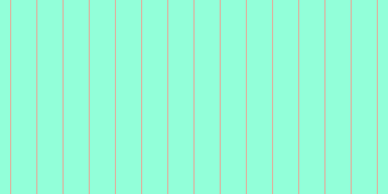 #92ffd9, #eba393 vertical lines, two pixels wide, fifty-two pixels apart