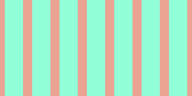 #92ffd9, #eba393 vertical lines, thirty-eight pixels wide, seventy-six pixels apart