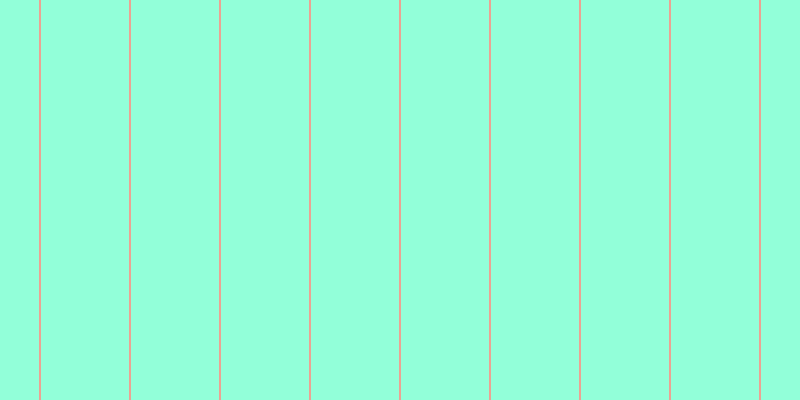 #92ffd9, #eba393 vertical lines, two pixels wide, eighty-eight pixels apart