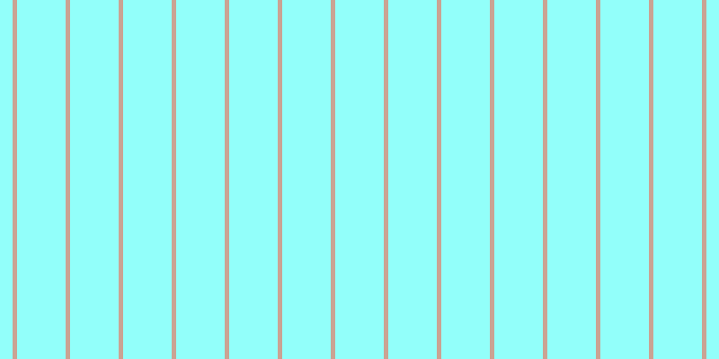#92fffa, #caa393 vertical lines, five pixels wide, fifty-four pixels apart