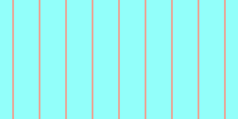 #92fffa, #eba393 vertical lines, six pixels wide, eighty-three pixels apart
