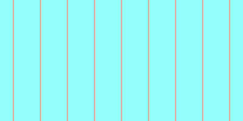 #92fffa, #eba393 vertical lines, four pixels wide, eighty-five pixels apart