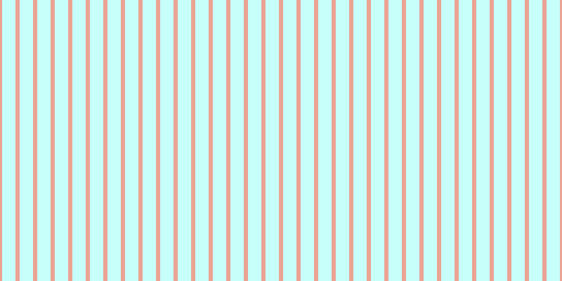#92fffa (50%), #eba393 vertical lines, six pixels wide, nineteen pixels apart