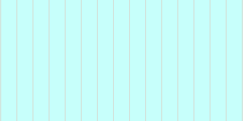#92fffa (50%), #eba393 vertical lines, one pixels wide, fifty-two pixels apart