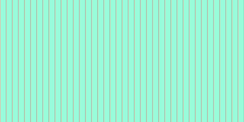 #98fbda, #caa393 vertical lines, two pixels wide, eighteen pixels apart