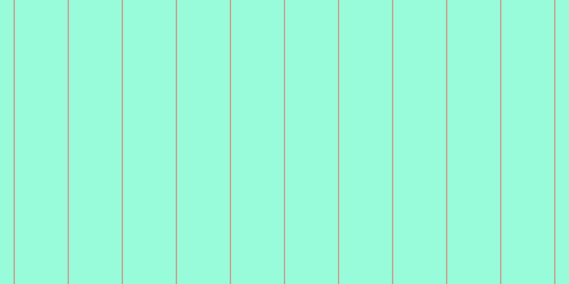 #98fbda, #caa393 vertical lines, two pixels wide, seventy-four pixels apart