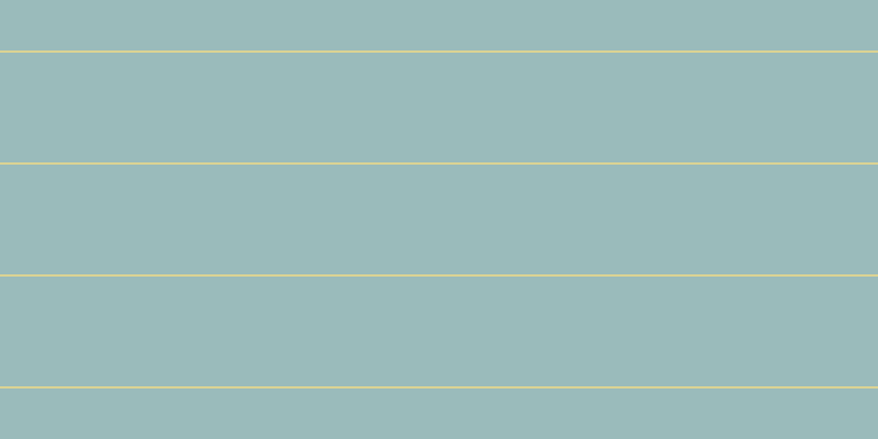 #9abbbb, #dbd393 horizontal lines, two pixels wide, one hundred pixels apart