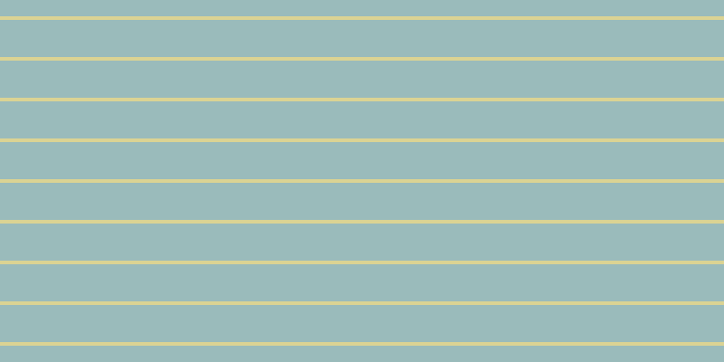 #9abbbb, #dbd393 horizontal lines, four pixels wide, forty-one pixels apart
