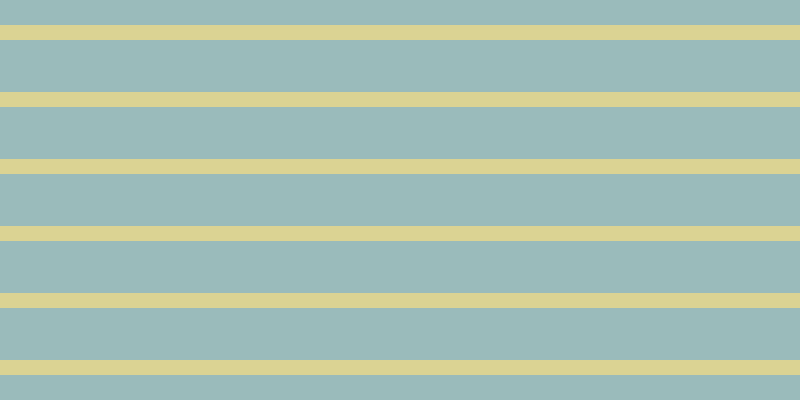 #9abbbb, #dbd393 horizontal lines, fifteen pixels wide, fifty-two pixels apart