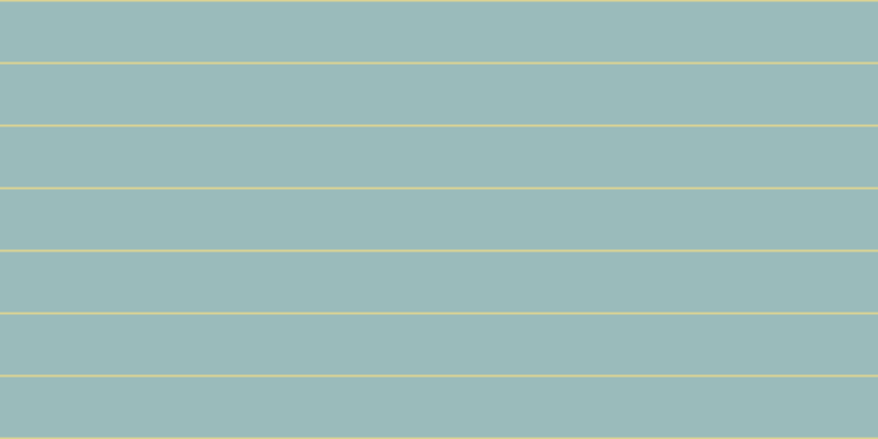 #9abbbb, #dbd393 horizontal lines, two pixels wide, fifty-five pixels apart