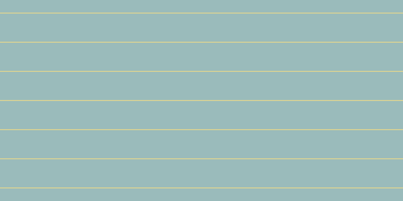 #9abbbb, #dbd393 horizontal lines, two pixels wide, fifty-six pixels apart
