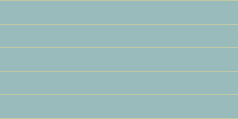 #9abbbb, #dbd393 horizontal lines, two pixels wide, seventy-seven pixels apart