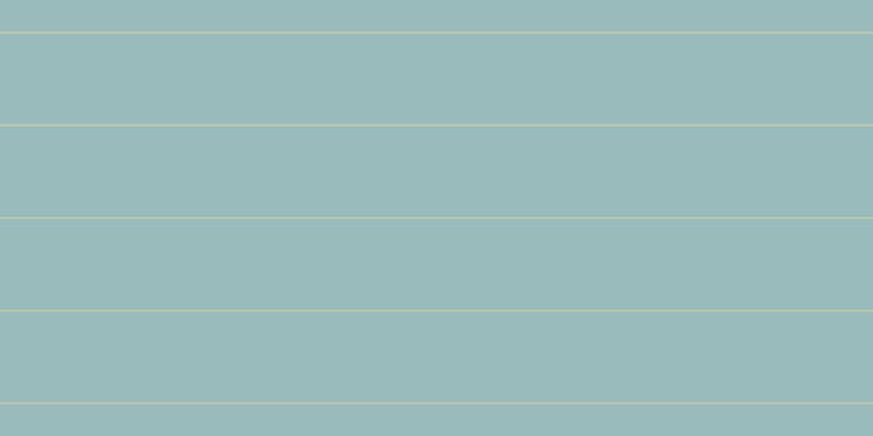 #9abbbb, #dbd393 horizontal lines, one pixels wide, eighty-four pixels apart