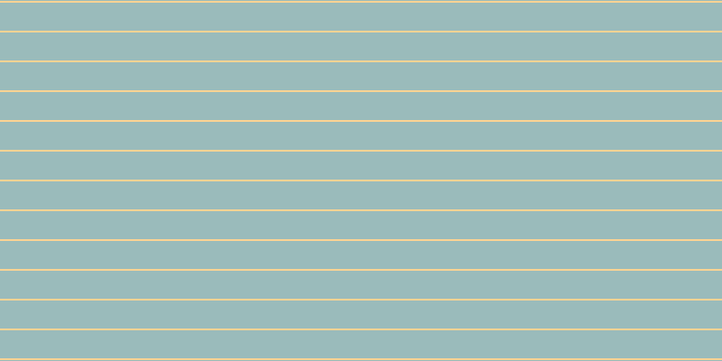 #9abbbb, #fcd393 horizontal lines, two pixels wide, thirty-one pixels apart