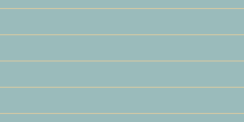 #9abbbb, #fcd393 horizontal lines, two pixels wide, eighty-four pixels apart