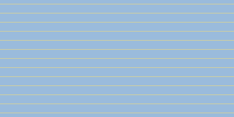 #9abbdc, #dbd393 horizontal lines, two pixels wide, twenty-nine pixels apart
