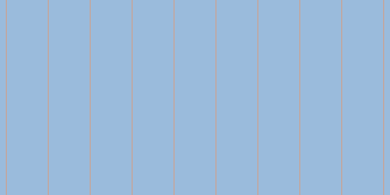 #9abbdc, #caa393 vertical lines, two pixels wide, eighty-four pixels apart