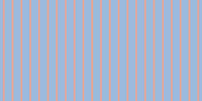 #9abbdc, #eba393 vertical lines, seven pixels wide, twenty-eight pixels apart