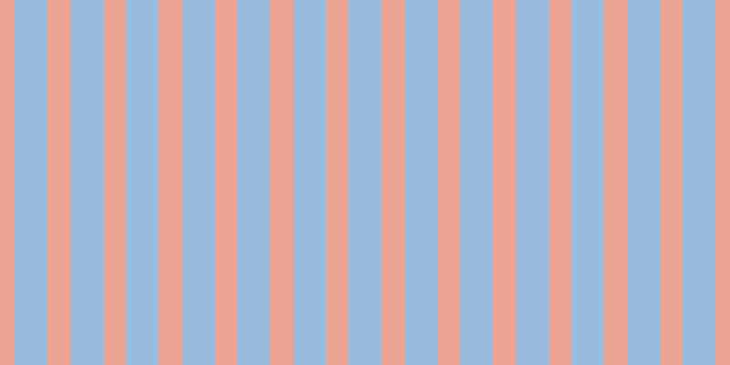 #9abbdc, #eba393 vertical lines, twenty-five pixels wide, thirty-six pixels apart