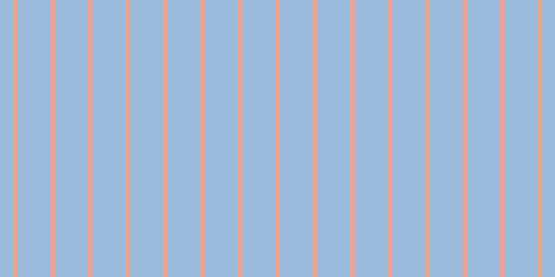 #9abbdc, #eba393 vertical lines, seven pixels wide, forty-seven pixels apart