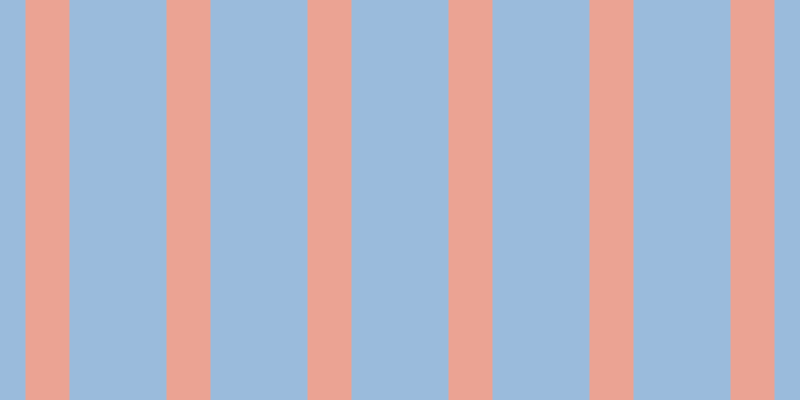 #9abbdc, #eba393 vertical lines, forty-four pixels wide, ninety-seven pixels apart