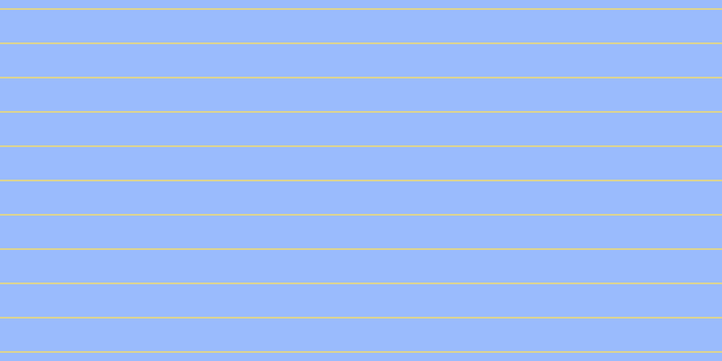 #9abbfd, #dbd393 horizontal lines, two pixels wide, thirty-six pixels apart