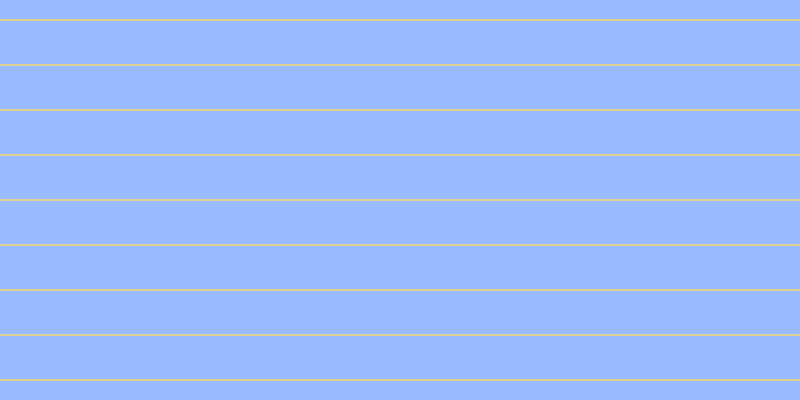 #9abbfd, #dbd393 horizontal lines, two pixels wide, forty-three pixels apart