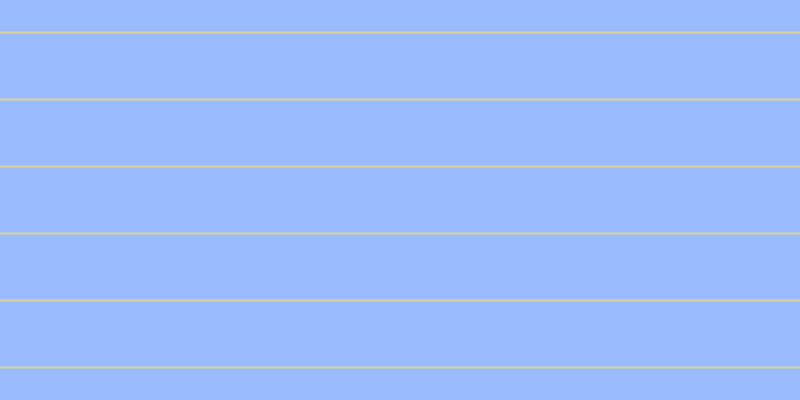 #9abbfd, #dbd393 horizontal lines, two pixels wide, sixty-five pixels apart
