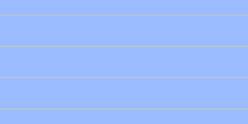 #9abbfd, #dbd393 horizontal lines, two pixels wide, ninety-nine pixels apart