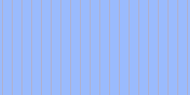 #9abbfd, #caa393 vertical lines, two pixels wide, thirty-nine pixels apart