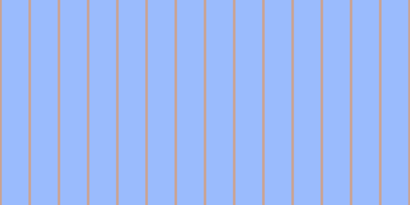 #9abbfd, #caa393 vertical lines, five pixels wide, fifty-two pixels apart