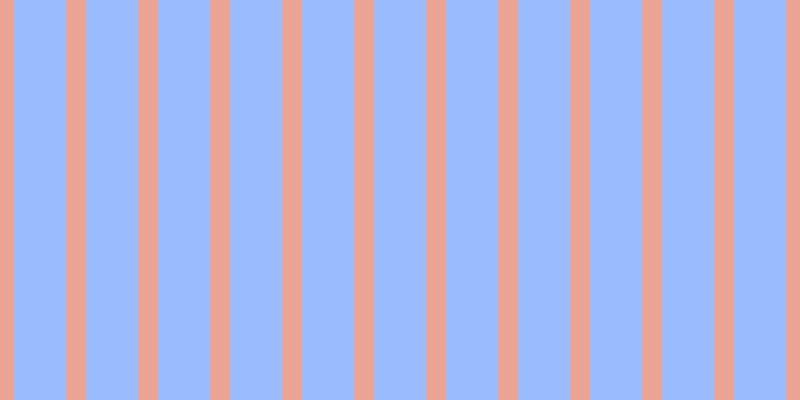 #9abbfd, #eba393 vertical lines, twenty pixels wide, fifty-two pixels apart