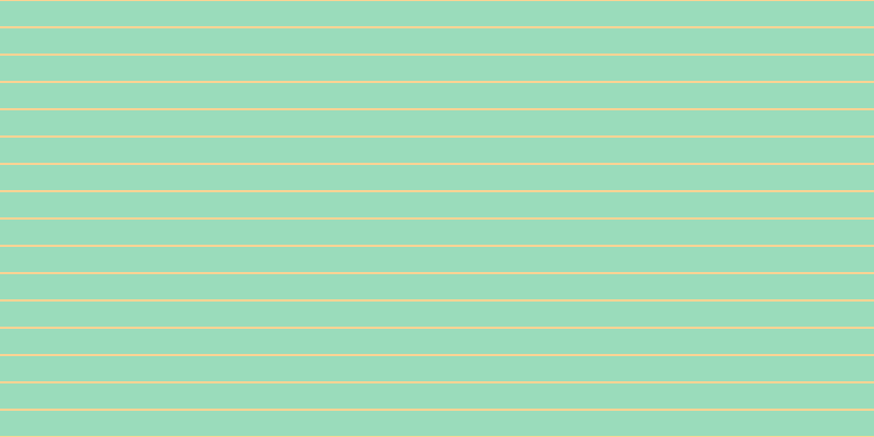 #9adcbb, #fcd393 horizontal lines, two pixels wide, twenty-three pixels apart