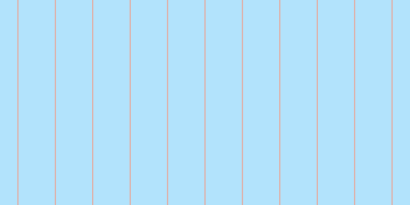 #9adcfd (75%), #eba393 vertical lines, two pixels wide, seventy-one pixels apart