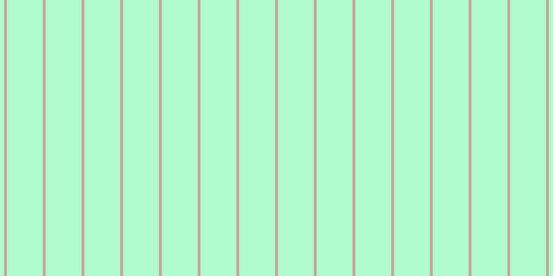 #9afdbb (75%), #caa393 vertical lines, four pixels wide, fifty-two pixels apart